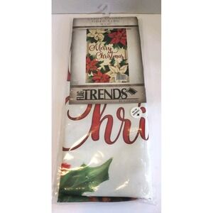 Flag Trends by Carson Large 28 x 40 Yard Flag "Merry Christmas"  Double‎ Sided